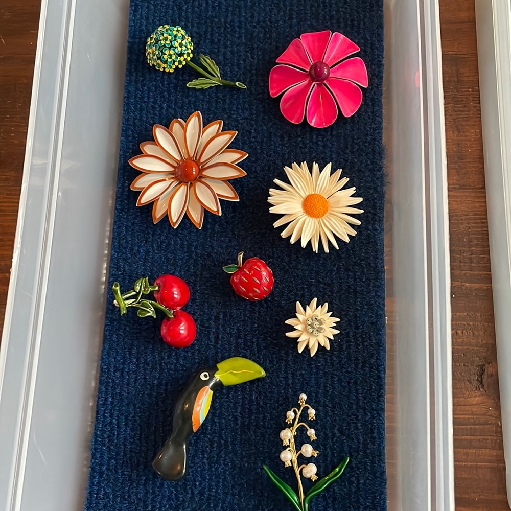 Women’s brooches lot